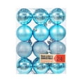 thumbnail image 3 of Pyaiiner Pack Of 24 Christmas Tree Decorations Christmas Balls Hanging Decorations Christmas Plastic Balls Electroplated Decorations Christmas Decorations Size 3Cm, 3 of 5