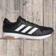 thumbnail image 4 of Adi-das Ligra 7 FZ4658 Mens Black White Lace Up Insoor Court Shoes Uk11.5 US12, 4 of 5