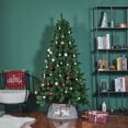thumbnail image 2 of Northlight 22" Gray with White Reindeer Christmas Tree Collar, 2 of 3