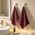 thumbnail image 5 of 2 Pack Christmas Hand Towels, Christmas Tree Kitchen Towels, Soft Absorbent Holiday Dish Towels for Bathroom Kitchen Decor, Xmas Gift, 15.7 x 23.6 inch, 5 of 6