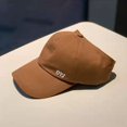 thumbnail image 1 of Sombrero de algodón con visera ajustable para mujer, gorra de béisbol con bordado DYJ, con visera, informal, de Color sólido, para verano, 2023 Fivean unisex, 1 of 2