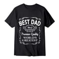 thumbnail image 4 of CONZONE Mens Fathers Day Tshirts Short Sleeve T-Shirts for Men Crew Neck Letter Graphic Casual Summer Tee Tops, 4 of 4