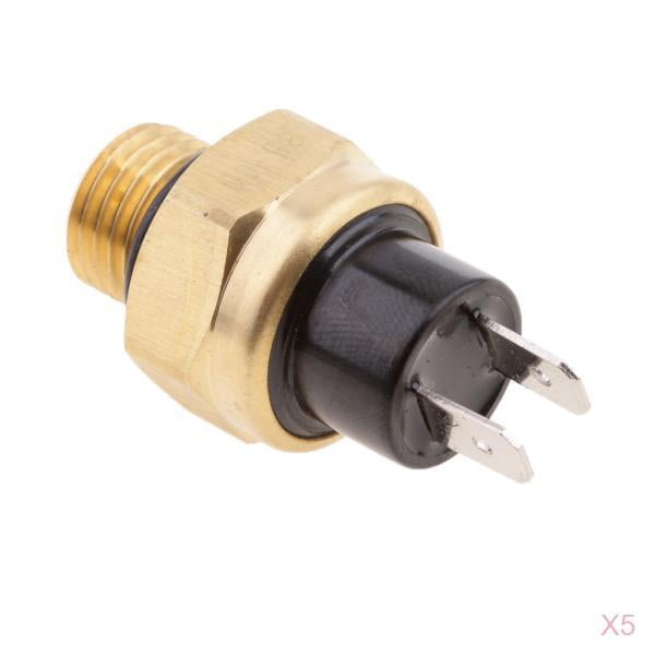 5 X Sensor de Interruptor de Temperatura Ventilador de Temperatura Del Agua M14x1.5mm 85 ℃ para Sunnimix Sensor de temperatura del agua
