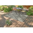 thumbnail image 2 of Better Homes & Gardens Madrigal Diamond Indoor/Outdoor Area Rug, 5' x 7', Gray, 2 of 6