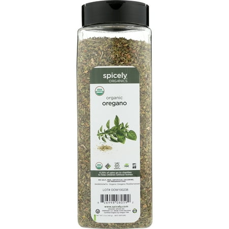 Spicely Organic Spices - Spicely Organics Oregano Club Size Certified Gluten Free