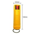 thumbnail image 3 of Botella vacía de spray de pimienta de protección personal de plástico de 20 ml (amarillo), 3 of 3