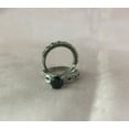 thumbnail image 3 of Diastar Jewels Round Cut Black CZ Solitaire Engagement Ring Set 14K White Gold Plated, 3 of 4