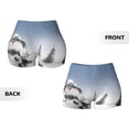thumbnail image 5 of Naloa Snowman And Christmas Tree Biker Shorts for Women Seamless Scrunch Short Women’s Yoga Shorts for Gym Running Sport Shorts - XX-Large, 5 of 9