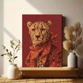 thumbnail image 6 of UXIEQU Cheetah with Scarf Canvas Wall Art 15.75x11.81 Inches, 6 of 8