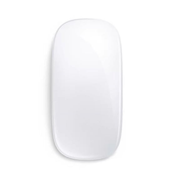 Wireless multi touch mouse replaces USB C rechargeable Bluetooth mouse compatible with MacOS/Windows/Linux/Android smartphones and tablets (white)