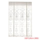 thumbnail image 5 of Naiovety Cortina de tul para puerta y ventana, panel de cortina, bufanda transparente, cenefa, balcón de gasa Sombras de ventana blanco 100x120cm, 5 of 6