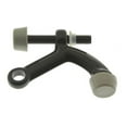 thumbnail image 1 of Idh by St. Simons 13029-019 Solid Brass Forged Hinge Pin Door Stop, Matte Black, 1 of 1