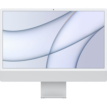 Apple iMac 24-inch All-in-One Desktop Computer MGTF3LL/A, 3.2GHz Apple M1, 8-Core CPU 7-Core GPU, 8GB RAM 256GB,Silver -A Grade