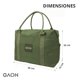 thumbnail image 3 of Bolsa De Mano Para Viaje Playa Deportiva Maleta De Lona Gaon Verde Gaon BolsoPlayaLona, 3 of 10