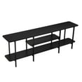 thumbnail image 3 of Manhattan Comfort Celine Side Table Console from Engineered Wood in Black, 3 of 4