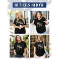thumbnail image 6 of Anbech Christian Shirts Women Faith T Shirts Plus Size Graphic Shirts Oversized Short Sleeve Loose Tee, 6 of 7