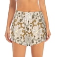 thumbnail image 4 of Lsque Cartoon Poodle Dog Printed Women's Running Shorts with Liner Pockets,Elastic Quick Dry Workout Athletic Gym Yoga Shorts,Womens High Waist Shorts-Medium, 4 of 9