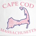 thumbnail image 2 of CafePress - Preppy Pink Cape Cod Massachusetts - Adjustable 100% Brushed Unisex Casual Cotton Baseball Cap, Beige, 1, 2 of 2