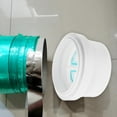 thumbnail image 4 of LEEYNEERPvc Réducteur de Conduit Connecteur Magnétique de Sécheuse Évent Tube d'Air Conduit Blanc, 4 of 8