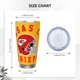 thumbnail image 4 of Taza térmica duradera de acero inoxidable 304 con temática del equipo de fútbol de los KC Chiefs con tapa y pajita Taza térmica de acero inoxidable de 20 oz Taza para automóvil Adecuada para bebidas, 4 of 8