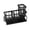 Black, variant on Kitchen Sink Caddy, Sponge Stand for Kitchen Sink with Drainage Tray, Rustproof Countertop Organizer and Storage for Sponges, Brushes, Soap, and Utensils, Black