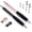 Pink+ Black, variant on Capacitive Pen Touch Screen Stylus Pencil for Tablet iPad Cell Phone Samsung PC- Includes 2 Tips, 4 Cups