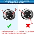 thumbnail image 6 of 42V 2A Electric Bike Battery Charger for 36V Lithium Battery Quick Charger with Male 3-Pin XLR Connector, 6 of 10