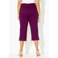 thumbnail image 2 of Catherines Women's Plus Size Petite Everyday Capri With Sparkle Hem, 2 of 6