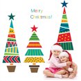 thumbnail image 4 of NETSENG Christmas Window Clings Decals, Merry Christmas Wall Decal Sticker Fits for Door Showcase Home Mural Decorations 2 Pcs, 4 of 6