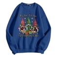 thumbnail image 4 of WILLBEST Chandail à Capuche Mode Femme Imprimé de Noël Col Rond Tendance Manches Longues pour Style Vacances Prévention, 4 of 4