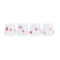 thumbnail image 3 of Taza de agua miniatura Sunnimix decoración en miniatura cristalería para beber 4 piezas rosa, 3 of 8