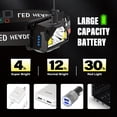 thumbnail image 4 of QJUHUNG 2pcs Headlamp Flashlight With 8 Mode  Motion Sensor Head Lamp, 4 of 6