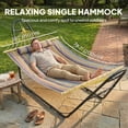 thumbnail image 4 of Outsunny Hammock with Stand, Detachable Pillow, 264 lbs Capacity Multicolor, 4 of 10
