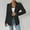 Black, variant on Women's Work Office Blazer Stretch Lapel Collar Long Sleeve Jacket Fashioin Dressy One Button Suit Interview Outfits