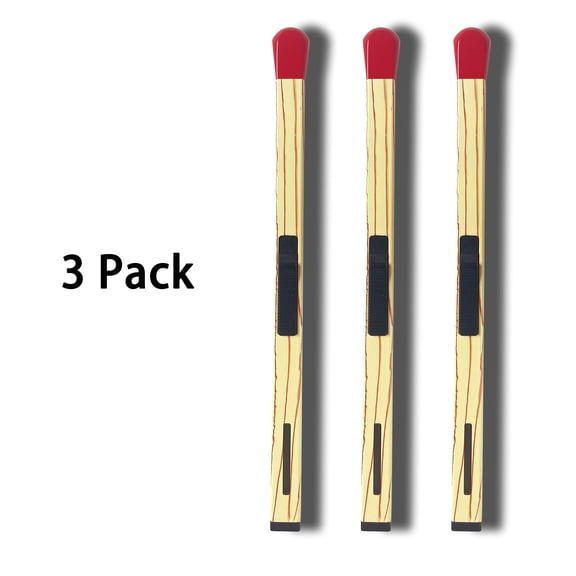 3 PACK 8" Match Stick Shaped Multipurpose Butane Lighter BBQ Candle lighter Gift for woman man Christmas Halloween