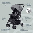thumbnail image 4 of Carriola para bebe y Portabebe para auto - Cinturón de 3 puntos - Recién Nacidos o Hasta 12 kg - Compacta y Plegable Bebesit  Go Lite, 4 of 10