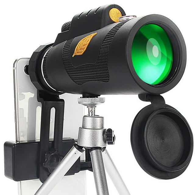yingyy 12x50 HD Mini Outdoor Monocular Telescope with Function black No.02