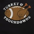 thumbnail image 3 of CafePress - Thanksgiving Football Turkey And Touchdown Pajamas - Men's Dark Loose Fit Cotton Pajama Set, 3 of 7