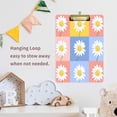 thumbnail image 4 of FORMRS Acrylic Clipboard with Low Profile Clip Standard A4 Letter Size, 12.5" x 9", Light Blue Daisy, 4 of 8