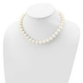 thumbnail image 3 of Sterling 20in Silver 10-11mm White Freshwater Cultured Pearl Necklace., 3 of 4
