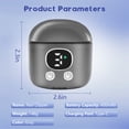 thumbnail image 5 of WETRBWEH Electric Nail Clipper, 2-in-1 Automatic Nail Cutter with LED Light & 2.5X Magnifier, Safe Painless Low Noise for Seniors & Adults, Gray, 5 of 10