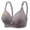 Gray, variant on Bras for Women Wireless Push Up Adjustable Strap Full Coverage Bralettes No Underwire Comfy Sleep T-Shirt Bra Gray 3X-Large