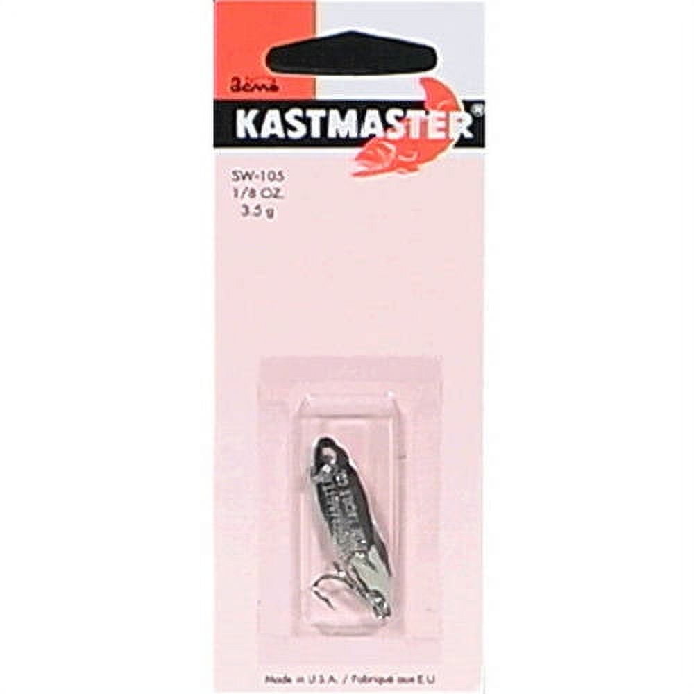 (2 pack) Acme Tackle Freshwater Kastmaster Fishing Spoon 1/8 oz., Chrome, Lake