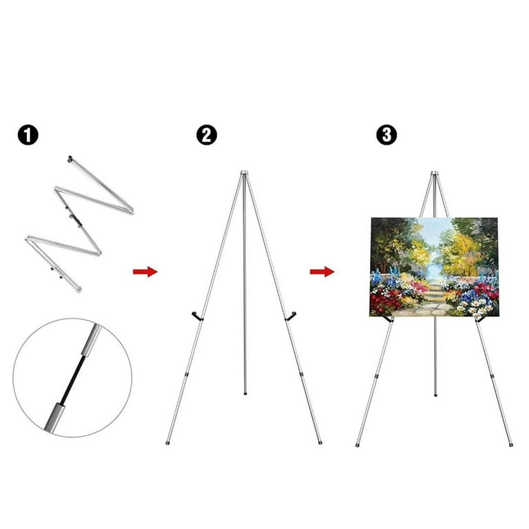 Display Easel Tripod Stand Drawing Easels Table Easel for Posters Signs  Cemetery Wedding Painting Canvas