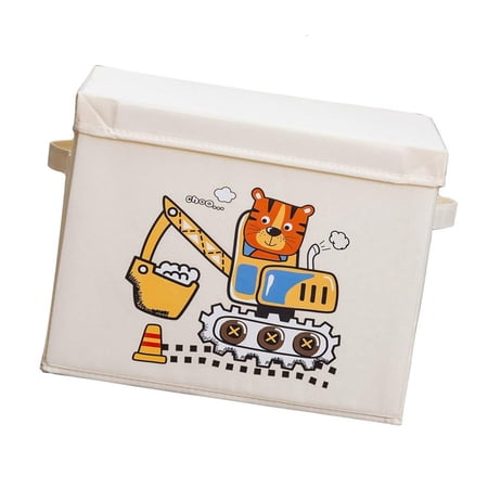 AOOOWER Foldable Playroom Storage Containers Toy Storage Bins Kids Clothes Organizers Set Foldable Toy Box
