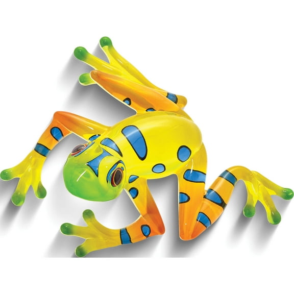 Fashion Rain Forest Frog Glass Figurine (2.75 X 3.5) Made In China gm1210