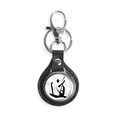 thumbnail image 1 of Dao la religión Tinta China Coche de metal llavero anillo de cuero llavero de regalo, 1 of 4