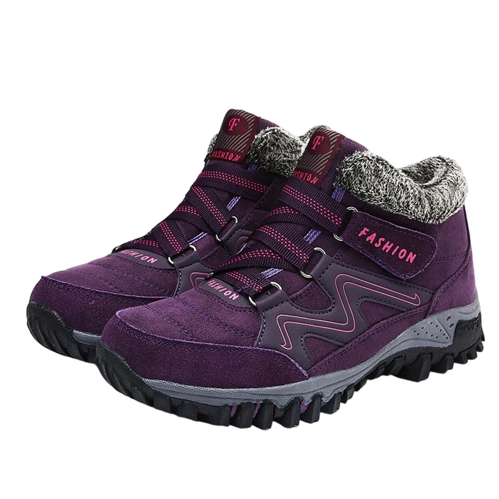 Women's Winter Thermal Boots for Women Waterproof Snow Winter Warm Hiking Work Comfy Boots Sneakers Walking Shoes