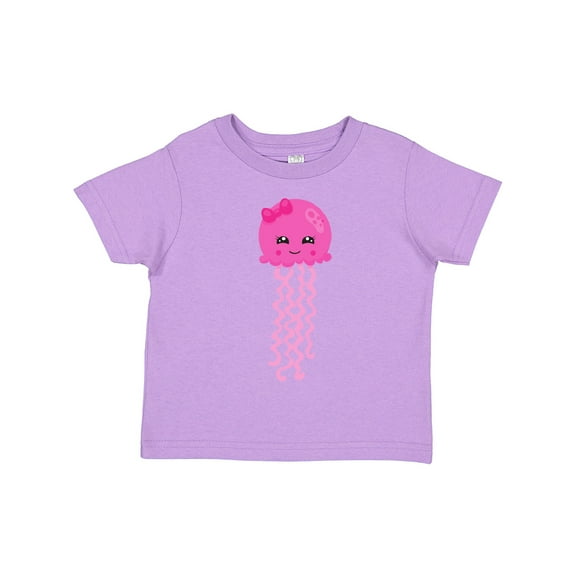 Inktastic Cute Jellyfish, Little Jellyfish, Pink Jellyfish Girls Toddler T-Shirt