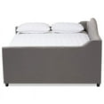 thumbnail image 4 of Baxton Studio Eliza Tufted Full Daybed with Pull-Out Trundle, Grey, 4 of 10